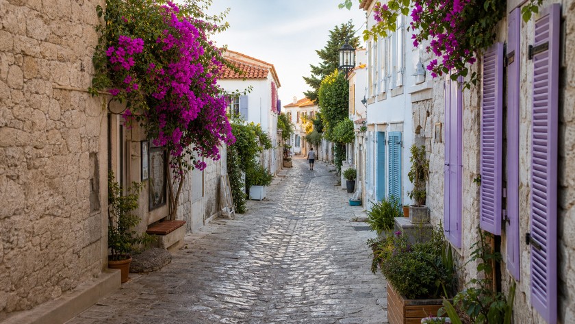 Alaçatı sokakları