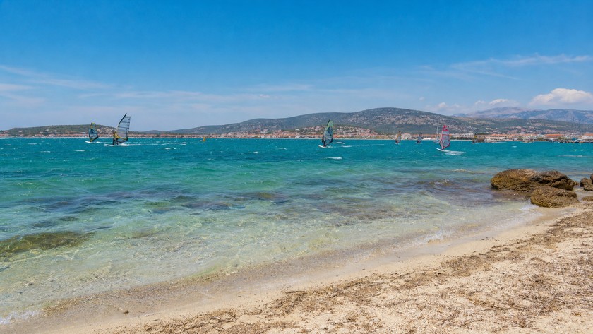 Alaçatı sörf bölgesi
