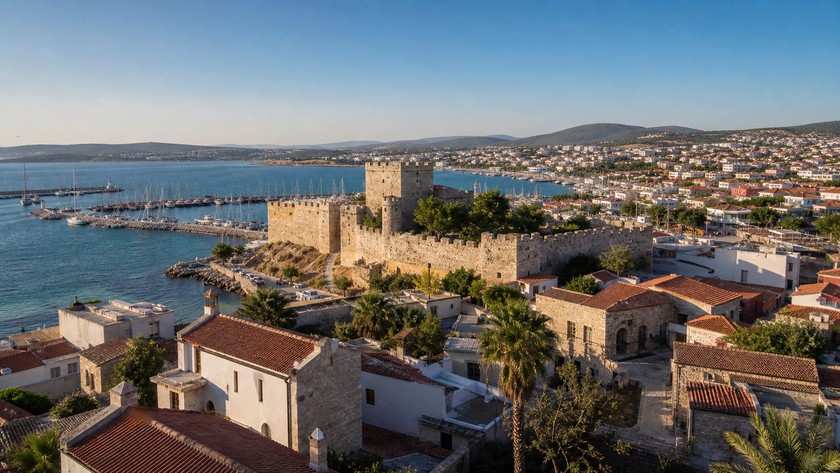 Çeşme Kalesi ve merkez