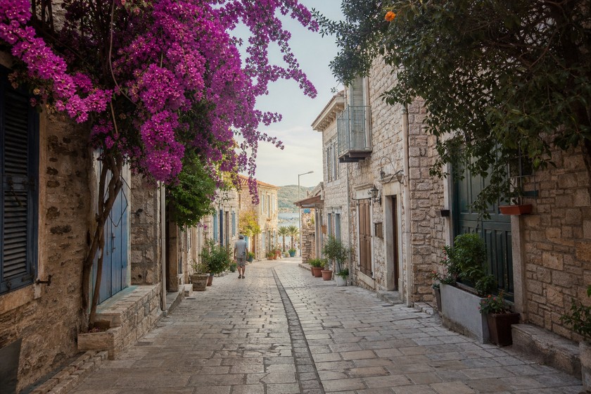 Eski Foça sokakları