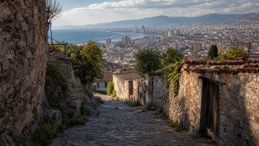 Kadifekale çevresinde Konak ve tarihi merkez rotası hissi