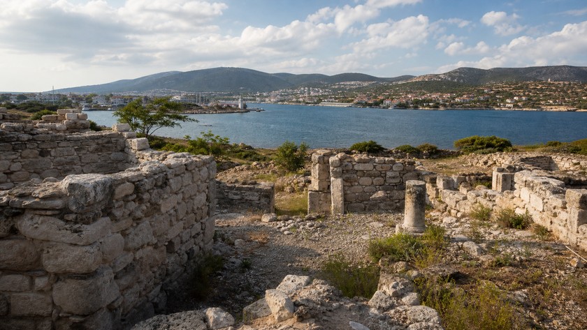 Phokaia antik yerleşimi