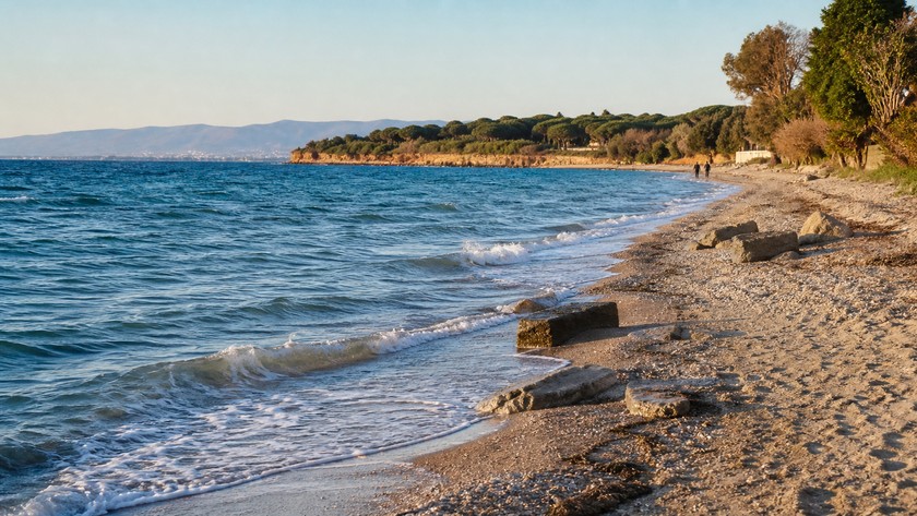 Demircili Plajı kıyısı