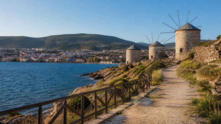 Foça Yel Değirmenleri rotası
