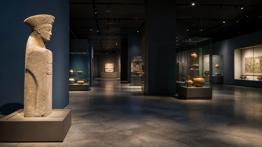 İzmir Tarih ve Sanat Müzesi salonu