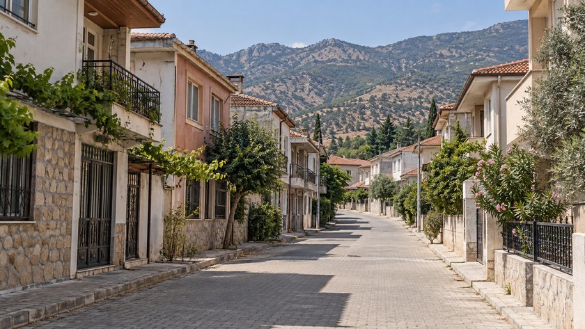 Kiraz Ulu Cami çevre dokusu